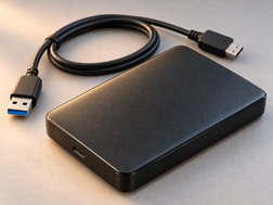 Un disque dur externe