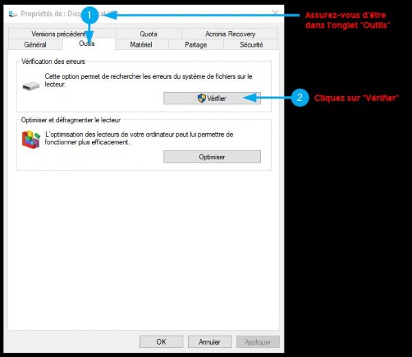 Impossible de supprimer un fichier ou un dossier C